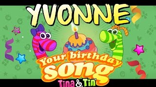 TinaampTin Happy Birthday YVONNE 🤹🏻Personalized Songs For Kids 🎁 🐣 [upl. by Lerat]