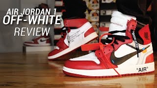 OFF WHITE AIR JORDAN 1 REVIEW Signed By VIRGIL ABLOH [upl. by Blanca]