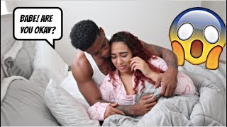 Nightmare Prank On Boyfriend CUTE REACTION [upl. by Mendez]