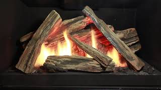 Splitwood Logs  Valor Madrona Freestanding Gas Stove [upl. by Falda]