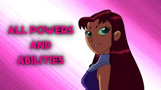 Starfire  All Powers and Abilities from DC Animation [upl. by Lontson]