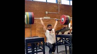 Antonino Pizzolato 81 225 kg jerk [upl. by Noitsuj279]