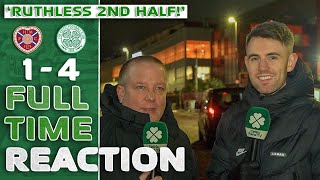 Hearts 14 Celtic  RUTHLESS 2ND HALF  FullTime Reaction [upl. by Analeh]