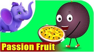 Passion Fruit  Fruit Rhyme in Ultra HD 4K [upl. by Zelle445]