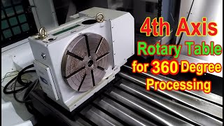 PRATIC CNC4th Axis Rotary Table Achieve 360° Processing [upl. by Engracia]