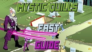 AQW Fastest Way to Get Mystic Quills [upl. by Heigl]