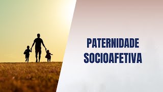 Paternidade socioafetiva [upl. by Miett]