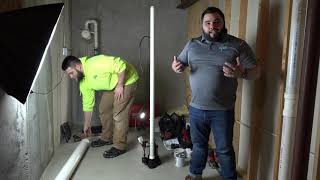 Radon Mitigation System Installation [upl. by Kelsy]