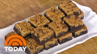 How To Make ‘Brookies’ Brownies Plus Cookies Using Box Mixes  TODAY [upl. by Saenihp]