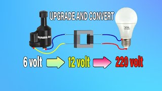 Free Energy Dynamo 6V Upgrade 220V [upl. by Ainwat703]