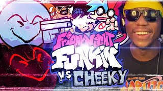 CHEEKY PUT DOWN THE NINE  Friday Night Funkin  Vs Cheeky 20 Mod Full Weeks 1  2 [upl. by Namolos]