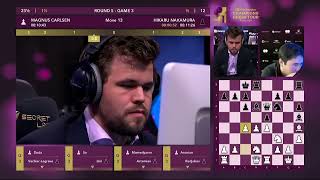 Magnus Carlsen vs Hikaru Nakamura FINAL GAME 3  Meltwater Champions Chess Tour Finals [upl. by Mou573]