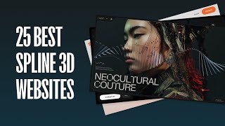 25 Best Spline 3D Website Examples [upl. by Irolav167]