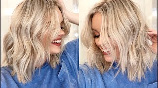 HOW TO EASY WAVES TUTORIAL  Short to Medium Length Hair [upl. by Hairas]