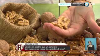 Red de salud  Beneficios de los frutos secos  041215 [upl. by Ailegra]