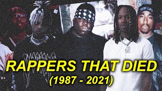 RAPPERS THAT DIED FROM GANG VIOLENCE 1987  2021  HIP HOP DOCUMENTARY [upl. by Lyred630]