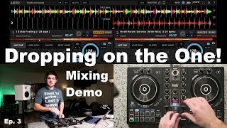 DJ Tutorial  Dropping on the One  How to mix  Transitions  Hercules DJ Control Inpulse 300 [upl. by Nelie]