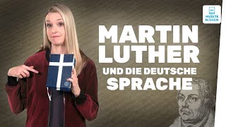 Martin Luther quotLutherdeutschquot einfach erklärt I Deutsch [upl. by Airym]