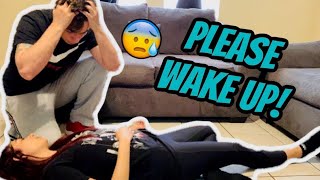 FAINTING PRANK ON BOYFRIEND CUTE REACTION [upl. by Rector288]