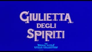 Juliet of the Spirits 1965 title sequence [upl. by Eanod]