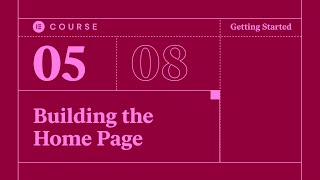 05 Building the Homepage in Elementor [upl. by Eenahpets]