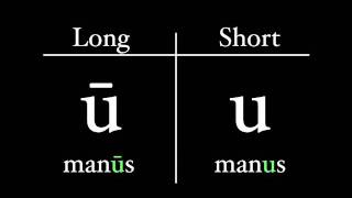 The Latin Alphabet  Vowel Pronunciation [upl. by Analli]