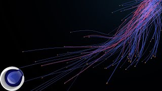 Animate Splines with Particle Emitter in Cinema 4d Quick Tutorial [upl. by Benenson199]