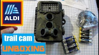 ✔unboxing Aldi wildlife camera WK4 HD Maginon [upl. by Towbin]