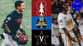 9 Stanford vs 4 Vanderbilt MUST WATCH AMAZING ELIMINATION GAME  2021 College World Series [upl. by Gibb]