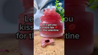 Valentine’s 2025 Day 2 DIY Rose Lip Scrub for Kissable Lips 💋 shorts [upl. by Colston]