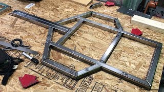 Trike Build 5 Frame Cutting  Tacking [upl. by Acirat]