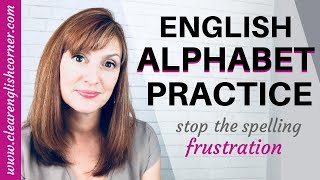 How to Say English Letters American English Alphabet Pronunciation [upl. by Nayrda980]