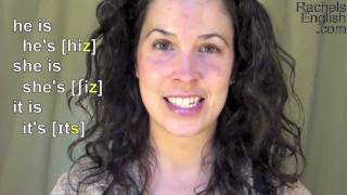 How to Pronounce Contractions American English Pronunciation [upl. by Ahsiak284]