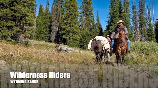 Wyoming Range in Western Wyoming by Horse Back [upl. by Lucias441]