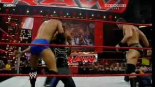 BATISTA RETURNS TO MONDAY NIGHT RAW 2009 [upl. by Ephraim]