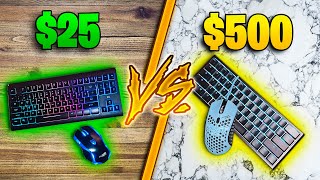 BROKE vs PRO Gaming Keyboard and Mouse  WORTH IT [upl. by Buxton]