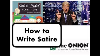 How to Write a Satire [upl. by Parke]