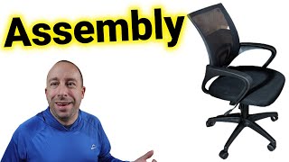 FDW Amazon Office Chair Assembly Highlights [upl. by Omoj307]