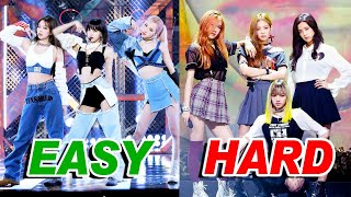 EASY to HARDEST BLACKPINK DANCES  2020 [upl. by Malley]