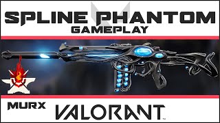 Spline Phantom VALORANT Skin GAMEPLAY  Skins Showcase [upl. by Elatan409]