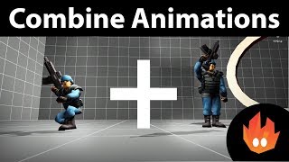 Unity Tutorial  Combine Animations [upl. by Raddatz39]