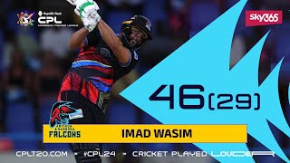 Imad Wasims MAGNIFICENT Innings  CPL 2024 [upl. by Lyrehs]