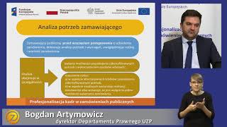 Przygotowanie i prowadzenie postępowania o udzielenie zamówienia publicznego powyżej progów UE [upl. by Ripp]