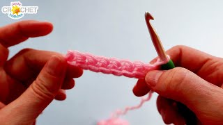 Learn The Single Crochet Foundation Row  Crochet Quick Fix [upl. by Ferreby]