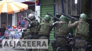 Brazil army shuts down largest favela in Rio de Janeiro [upl. by Rabjohn466]