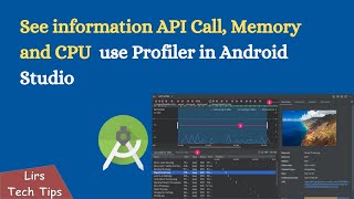 Android Studio See information API Call Memory and CPU use Profiler [upl. by Ainel610]