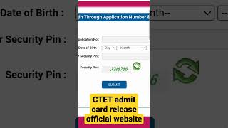 CTET 2022 admit card release download from officially website [upl. by Gusba287]