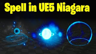 Spell FX in UE5 Niagara Tutorial  Download Files [upl. by Voleta]