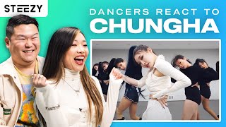 Dancers React To Chungha [upl. by Yrffoeg]