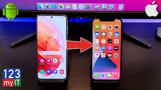 Transfer Data Android to iPhone 2021 [upl. by Beora]